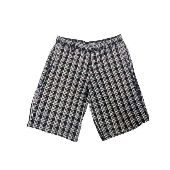 Genuine Dickies Other - Genuine Dickies Mens Black White Plaid Cargo Shorts Utility Skater Y2K